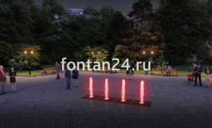 Фонтан для города "Вектор" 4x1 м