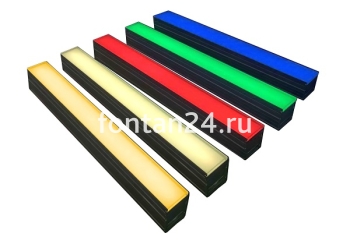 Встраиваемый LED-светильник (теплый белый), 12-24V DC, 500х100 мм, IP67